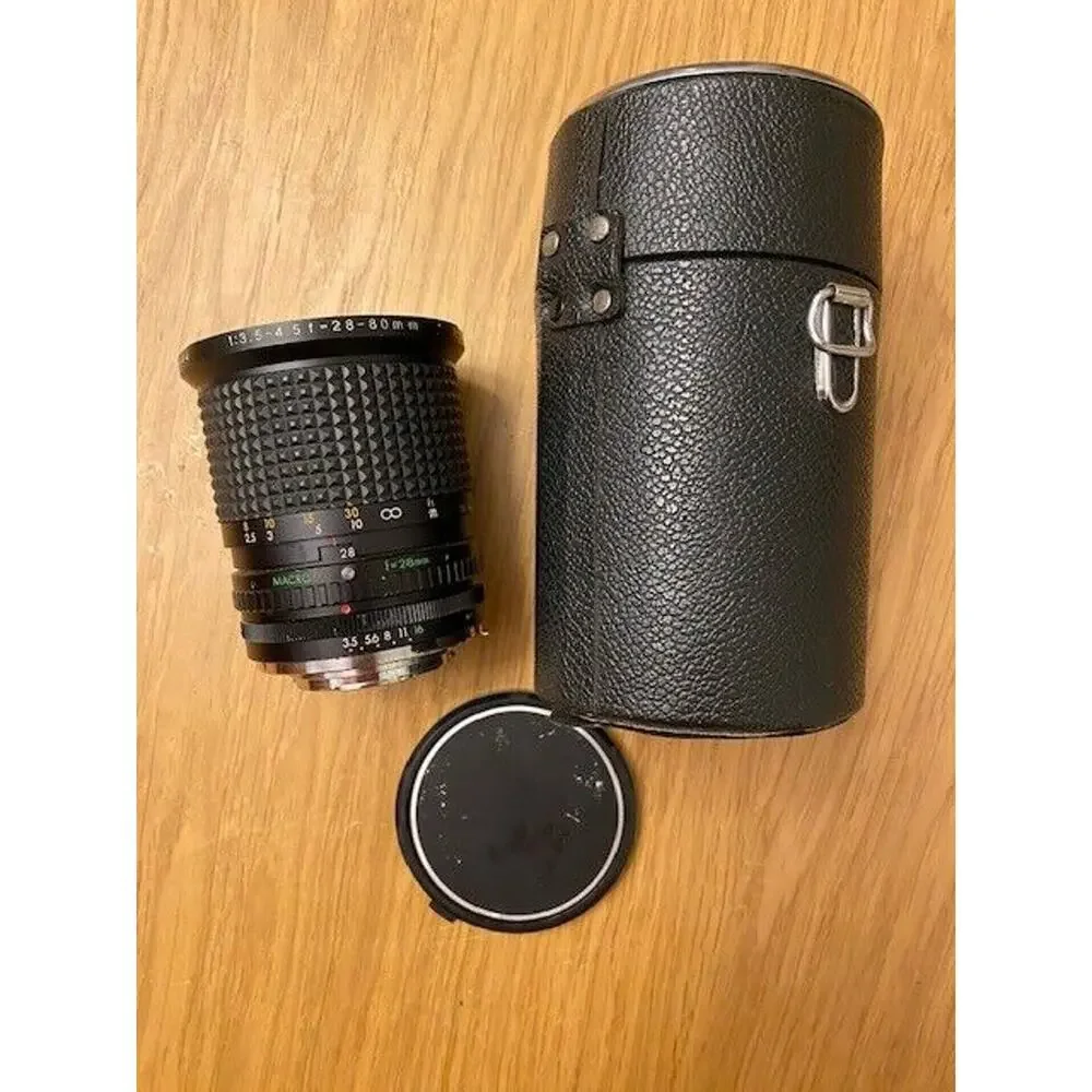JCPenney Multi Coated Optics Lens 28-80mm f/3.5-4.5 One Touch Macro Zoom Canon